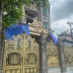 mẫu cổng nhôm đúc hiện đại