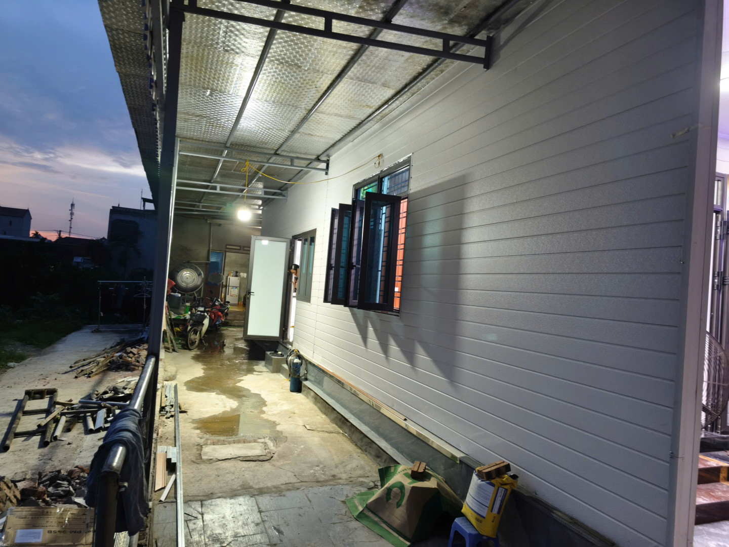 nhà lắp ghép tấm panel